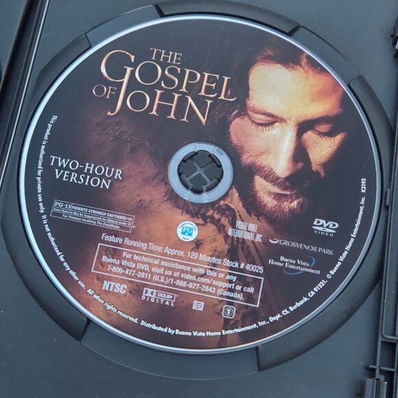 The Gospel Of John 2 Disc DVD Set 2003 Christian Movie Christopher Plummer - Picture 8 of 9